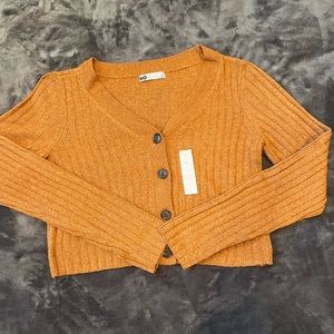 So Dark Orange Cardigan
